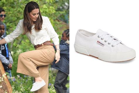 kate middleton white tennis shoes.